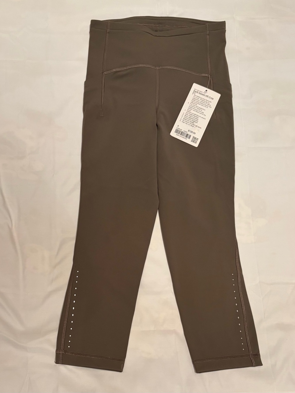 lululemon Swift Speed HR Crop
21" Dark Olive Size4